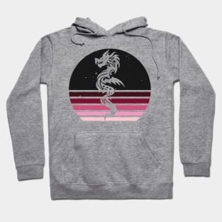 Medieval Dragon Gothic Sunset Hoodie